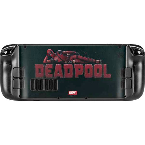 Marvel Deadpool Legacy Posing Deadpool Steam Deck Handheld Gaming Computer OLED Skin