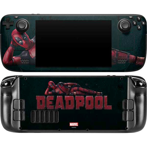 Marvel Deadpool Legacy Posing Deadpool Steam Deck Handheld Gaming Computer Skin