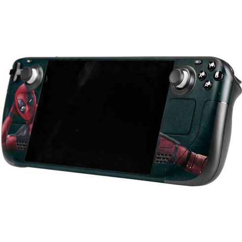 Marvel Deadpool Legacy Posing Deadpool Steam Deck Handheld Gaming Computer Skin