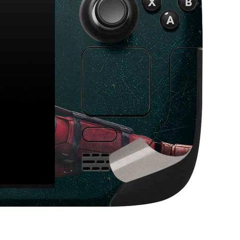 Marvel Deadpool Legacy Posing Deadpool Steam Deck Handheld Gaming Computer Skin