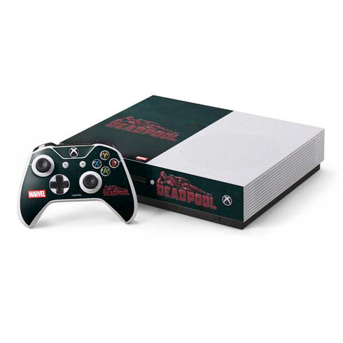 Marvel Deadpool Legacy Posing Deadpool Xbox One S Console and Controller Bundle Skin