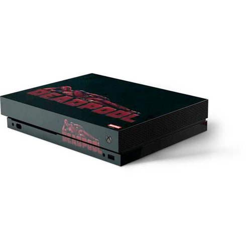 Marvel Deadpool Legacy Posing Deadpool Xbox One X Console Skin