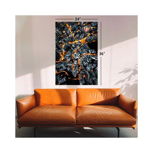 Custom Poster Cut Wall Skin - 24 x 36 in