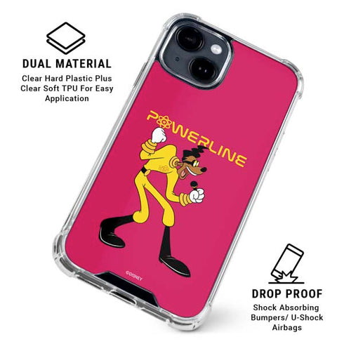 Disney Powerline iPhone 15 Plus Clear Case