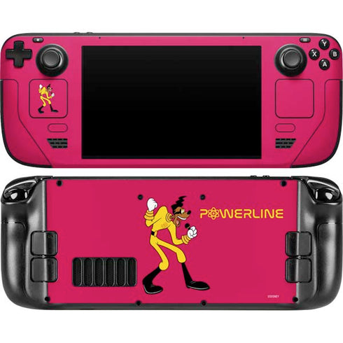 Disney Powerline Steam Deck Handheld Gaming Computer OLED Skin