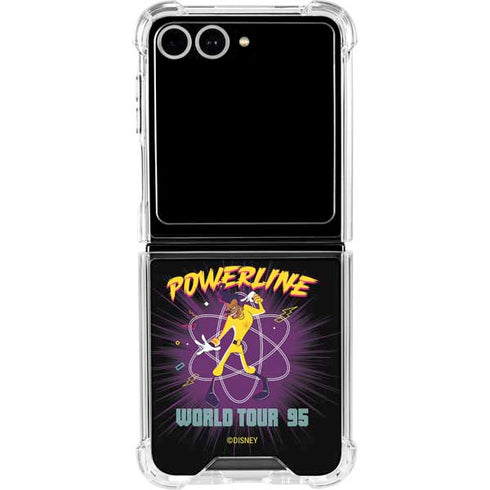 Disney Powerline World Tour 95 Galaxy Z Flip7 Clear Case