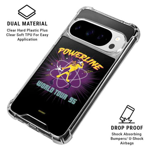 Disney Powerline World Tour 95 Google Pixel 10 Pro XL Clear Case