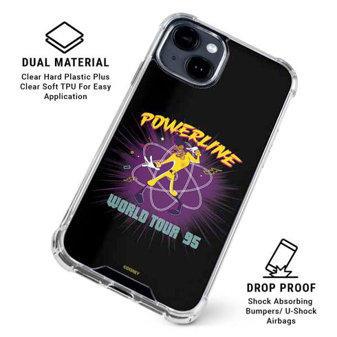 Disney Powerline World Tour 95 iPhone 14 Plus Clear Case