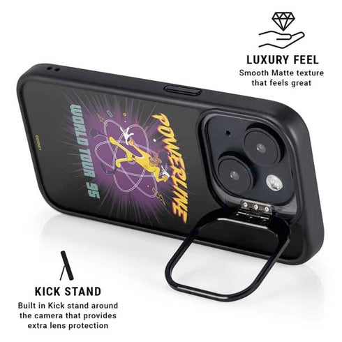 Disney Powerline World Tour 95 iPhone 15 Plus Kickstand Case