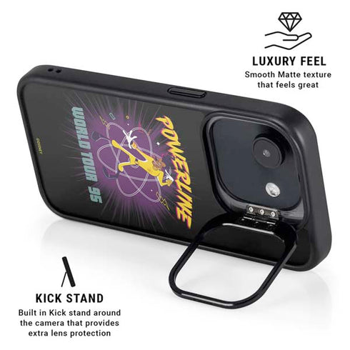 Disney Powerline World Tour 95 iPhone 16e Kickstand Case