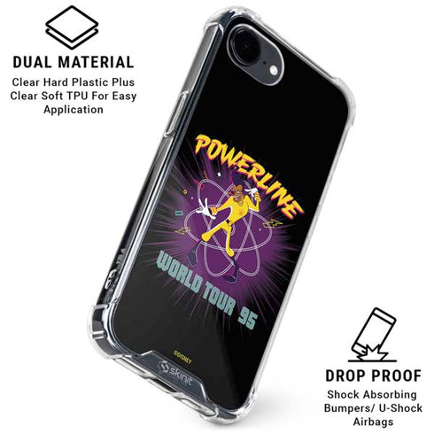 Disney Powerline World Tour 95 iPhone 16e Clear Case