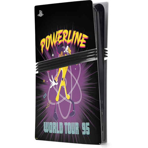Disney Powerline World Tour 95 PS5 Pro Console Skin