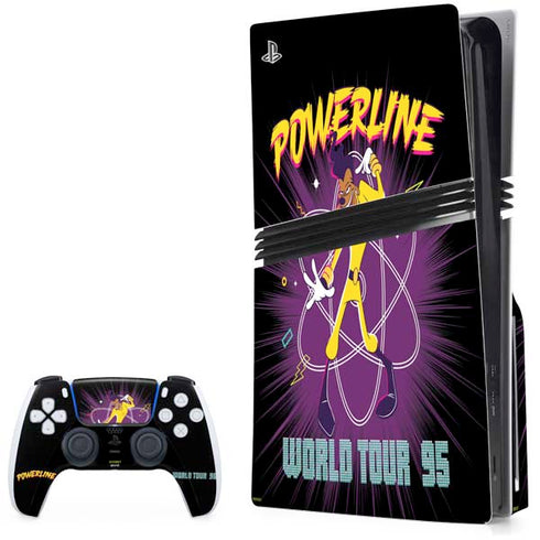 Disney Powerline World Tour 95 PS5 Pro Disk Bundle Skin