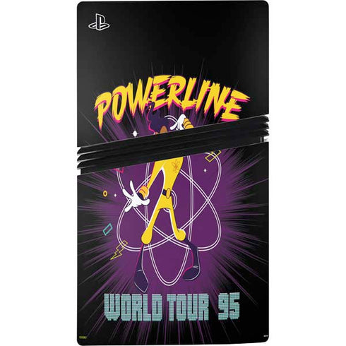 Disney Powerline World Tour 95 PS5 Pro Disk Console Skin