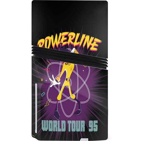 Disney Powerline World Tour 95 PS5 Pro Disk Console Skin