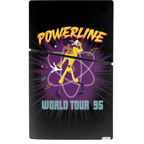 Disney Powerline World Tour 95 PS5 Slim Digital Edition Console Skin