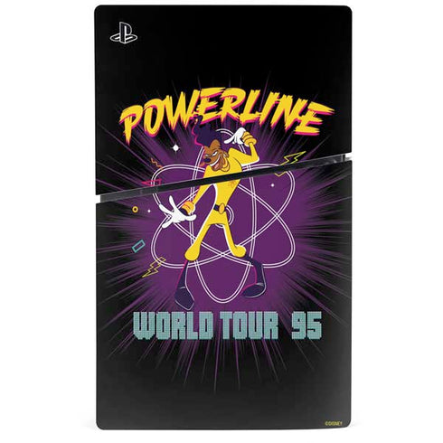 Disney Powerline World Tour 95 PS5 Slim Disk Console Skin