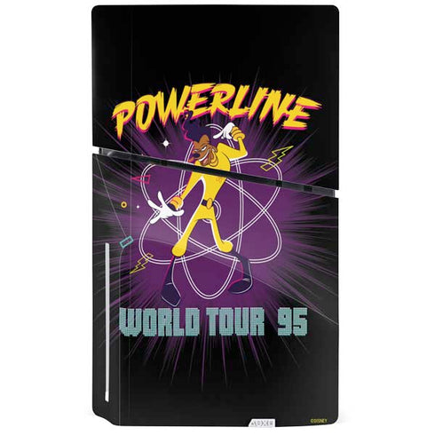 Disney Powerline World Tour 95 PS5 Slim Disk Console Skin