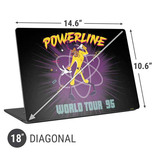 Disney Powerline World Tour 95 Universal Laptop 18in (14.6 x 10.6in) Skin
