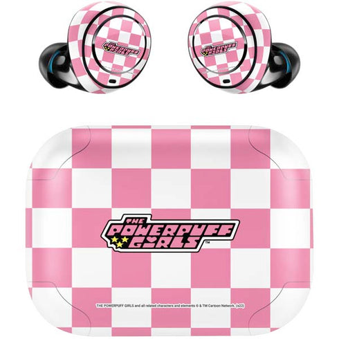 Cartoon Network Powerpuff Girls Checkered Amazon Echo Buds Skin
