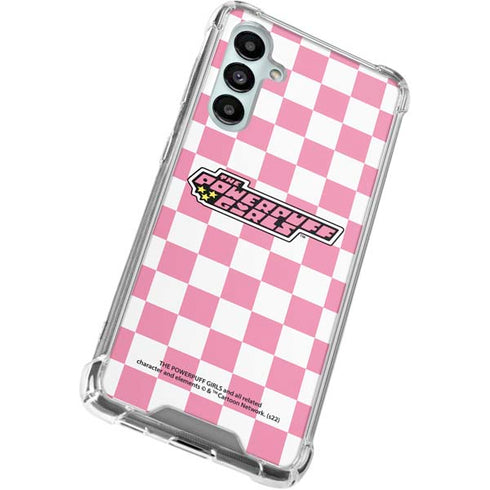 Cartoon Network Powerpuff Girls Checkered Galaxy A16 5G Clear Case