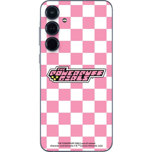 Cartoon Network Powerpuff Girls Checkered Galaxy A35 5G Skin