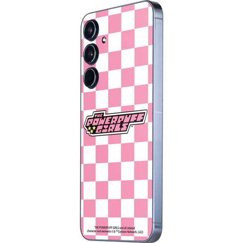 Cartoon Network Powerpuff Girls Checkered Galaxy A36 5G Skin