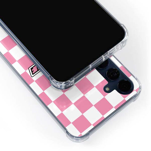 Cartoon Network Powerpuff Girls Checkered Galaxy A55 5G Clear Case