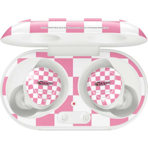 Cartoon Network Powerpuff Girls Checkered Galaxy Buds Plus Skin