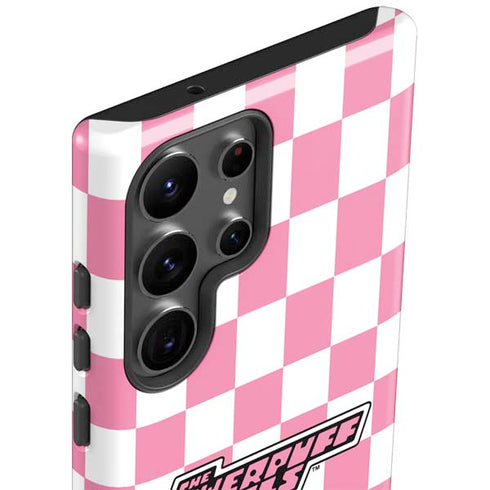 Cartoon Network Powerpuff Girls Checkered Galaxy S23 Ultra Pro Case