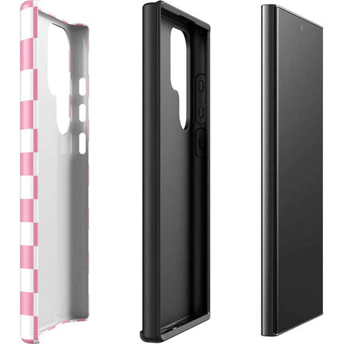 Cartoon Network Powerpuff Girls Checkered Galaxy S23 Ultra Pro Case