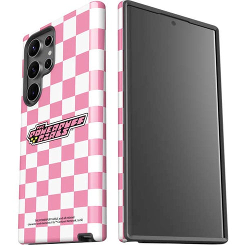 Cartoon Network Powerpuff Girls Checkered Galaxy S23 Ultra Pro Case