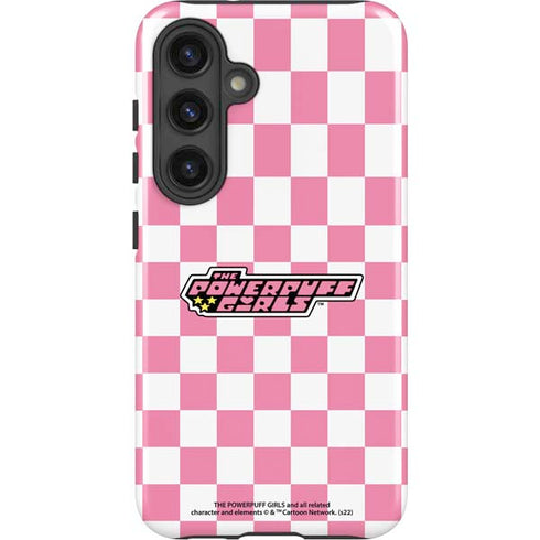 Cartoon Network Powerpuff Girls Checkered Galaxy S25 Impact Case