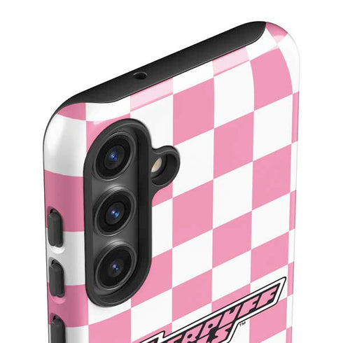 Cartoon Network Powerpuff Girls Checkered Galaxy S25 Impact Case