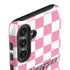 Cartoon Network Powerpuff Girls Checkered Galaxy S25 Plus Impact Case