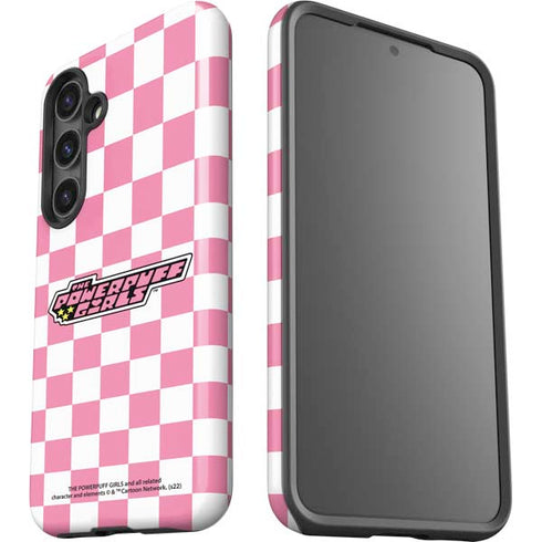 Cartoon Network Powerpuff Girls Checkered Galaxy S25 Plus Impact Case