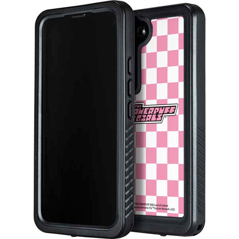 Cartoon Network Powerpuff Girls Checkered Galaxy S24 Plus Waterproof Case