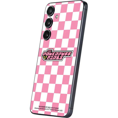 Cartoon Network Powerpuff Girls Checkered Galaxy S25 Skin