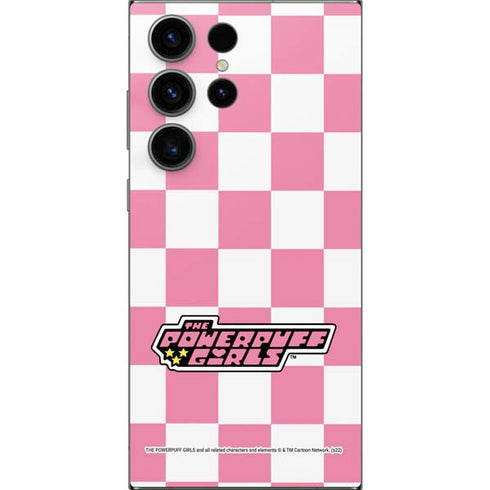 Cartoon Network Powerpuff Girls Checkered Galaxy S25 Ultra Skin