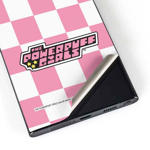 Cartoon Network Powerpuff Girls Checkered Galaxy S25 Ultra Skin