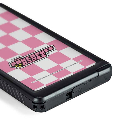 Cartoon Network Powerpuff Girls Checkered Galaxy S24 Ultra Waterproof Case