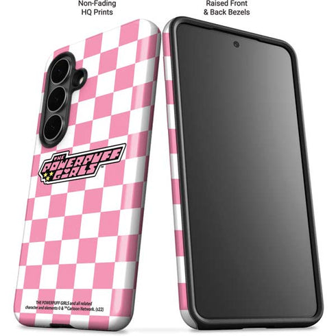 Cartoon Network Powerpuff Girls Checkered Galaxy S26 Impact Case