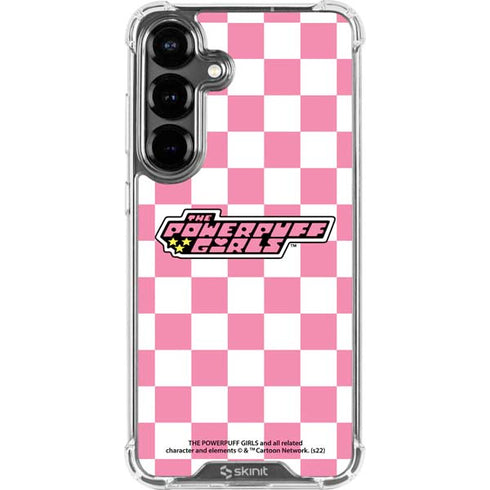 Cartoon Network Powerpuff Girls Checkered Galaxy S26 Plus Clear Case