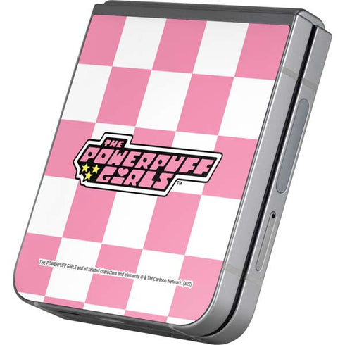 Cartoon Network Powerpuff Girls Checkered Galaxy Z Flip6 Skin