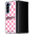Cartoon Network Powerpuff Girls Checkered Galaxy Z Fold5 5G Clear Case