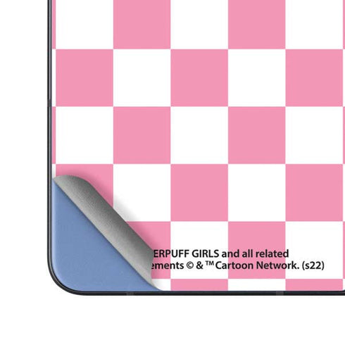Cartoon Network Powerpuff Girls Checkered Galaxy Z Fold5 5G Skin