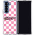Cartoon Network Powerpuff Girls Checkered Galaxy Z Fold6 Clear Case