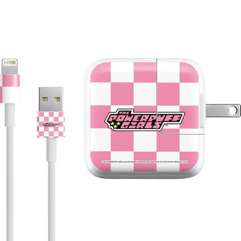 Cartoon Network Powerpuff Girls Checkered iPad Charger (10W USB) Skin
