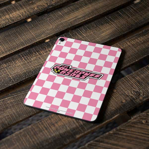 Cartoon Network Powerpuff Girls Checkered Apple iPad Pro Skin