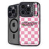 Cartoon Network Powerpuff Girls Checkered iPhone 13 Pro Kickstand Case
